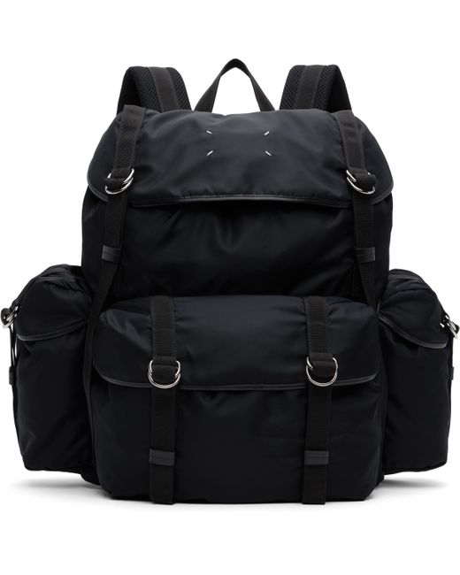 Maison Margiela Black High Tech Xl Backpack