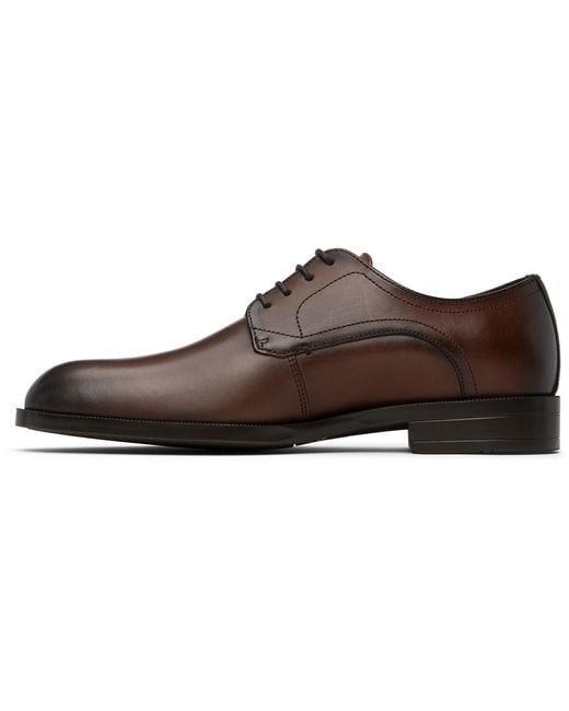 Boss Black Leather Derbys for men