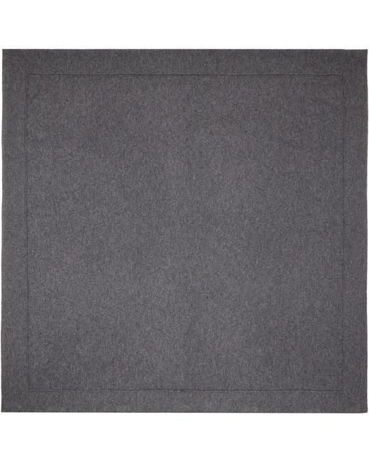 Lisa Yang Gray Frieda Blanket Scarf