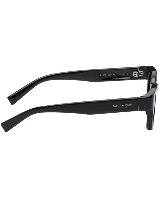 Saint Laurent Black Sl 675 Sunglasses for men