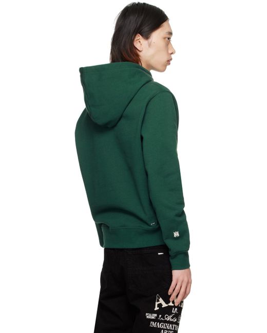 Amiri Green staggered Hoodie for men