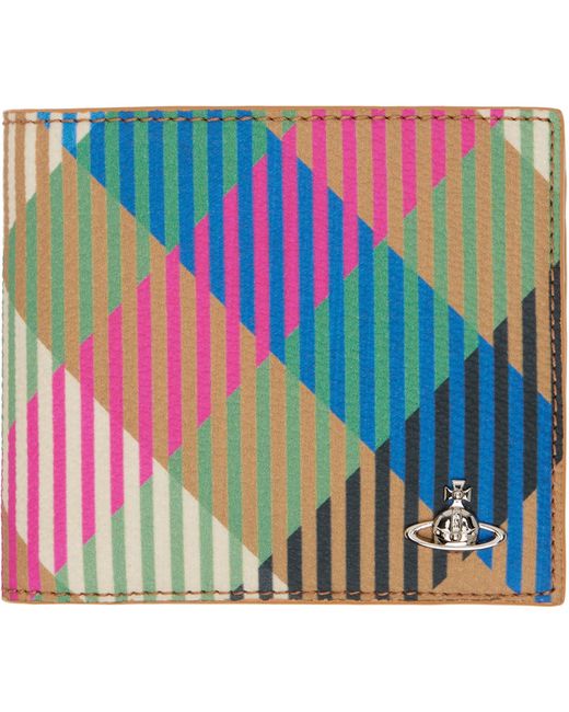 Vivienne Westwood Blue Billfold Wallet for men