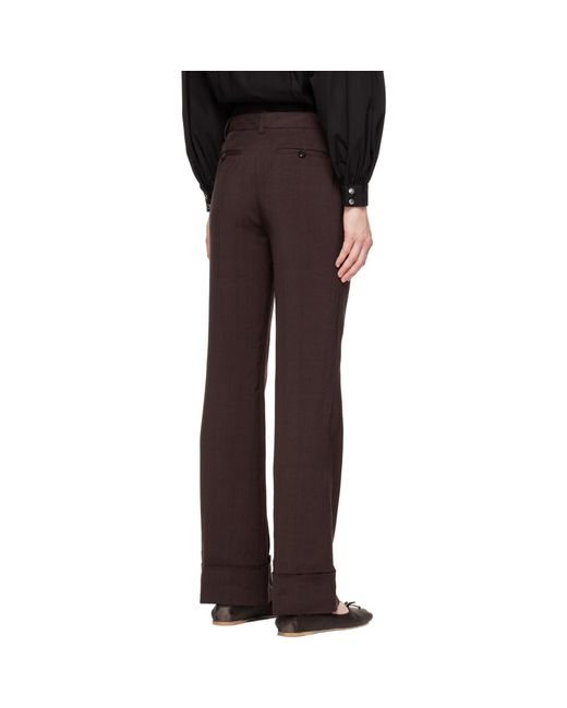 Co. Black Cuffed Trousers