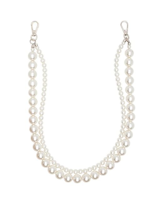 Simone Rocha White Off- Bag Strap