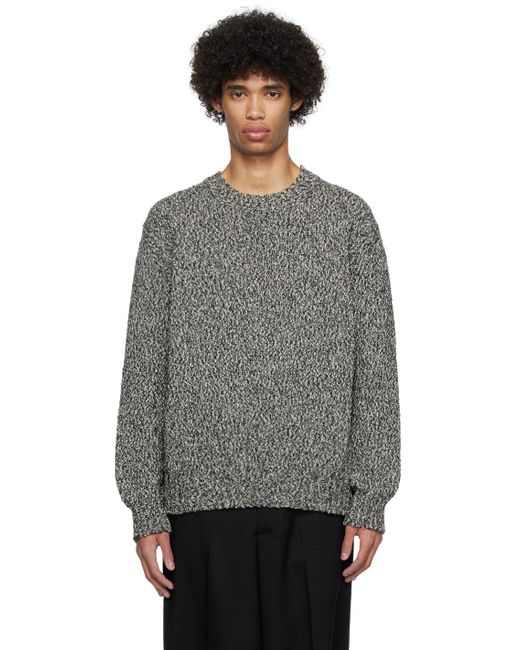 Rohe Gray Crewneck Sweater for men