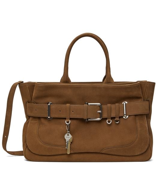 OSOI ブラウン Brocle トートバッグ Brown
