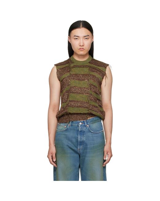 Magliano Black 'a Mess Of A Vest' Sweater for men