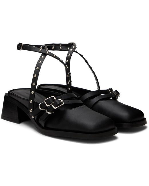 Chaussures à talon bottier eli noires Justine Clenquet en coloris Black