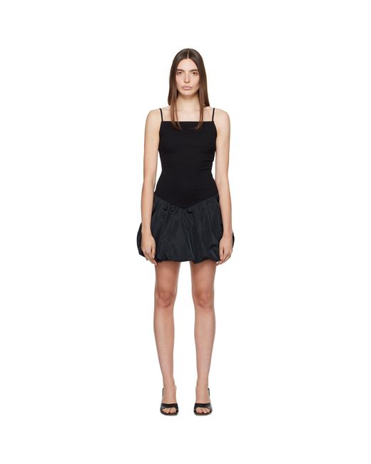 Staud Black Ablee Minidress