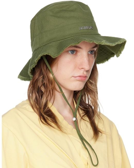 Jacquemus Green Caps for men
