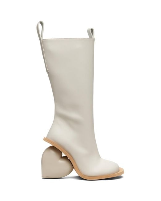 Yume Yume White Ssense Exclusive Off- Love Tall Boots