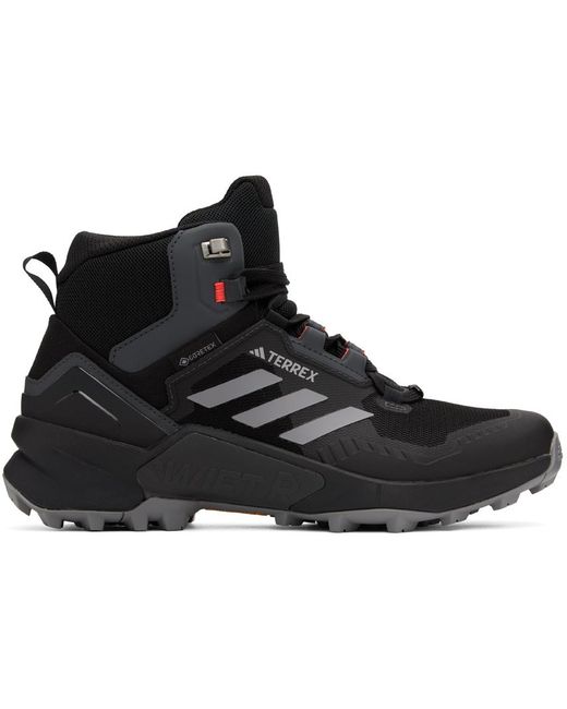 Adidas Originals Black Terrex Swift R3 Mid Sneakers for men