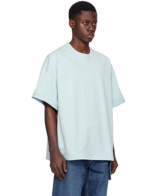 Bottega Veneta Blue Oversized T-shirt for men