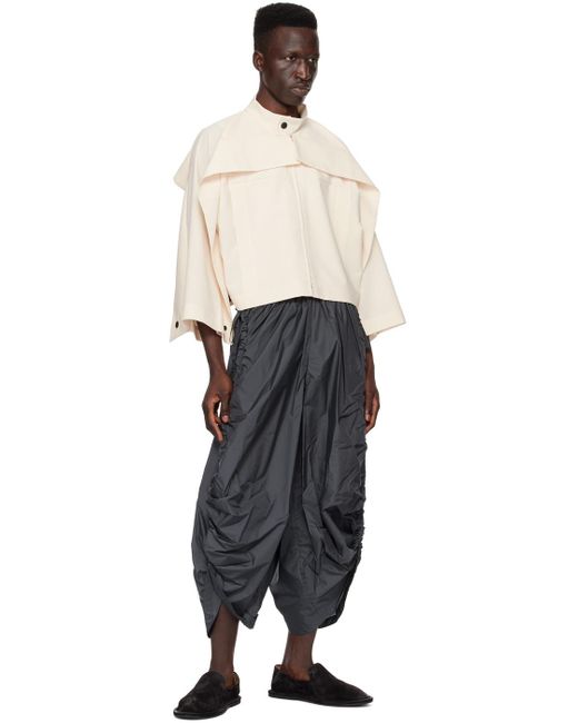 Pantalon gris à fronces 132 5. Issey Miyake pour homme en coloris Black
