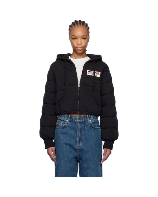 Moncler Genius Black Moncler X Palm Angels Zip Up Down Hoodie