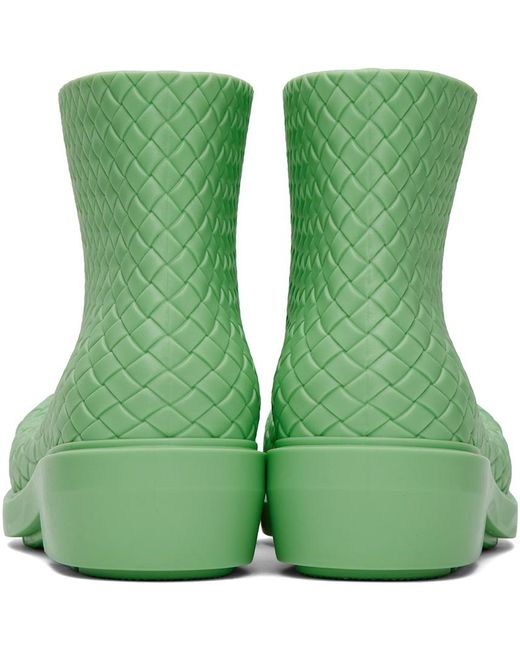 Bottega Veneta Green Fireman Boots
