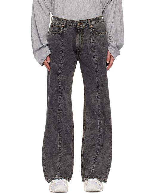 Jean noir à armatures - ever Y. Project pour homme en coloris Black