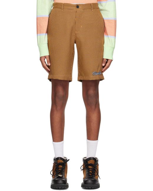 Noon Goons Brown Banned Shorts for men