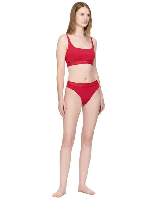 Tom Ford Red Signature Bralette
