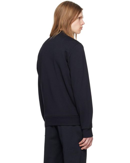 Moncler Blue Navy Zip-up Sweatshirt for men