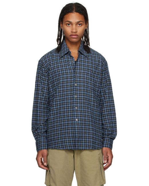 Our Legacy Blue Above Shirt for men