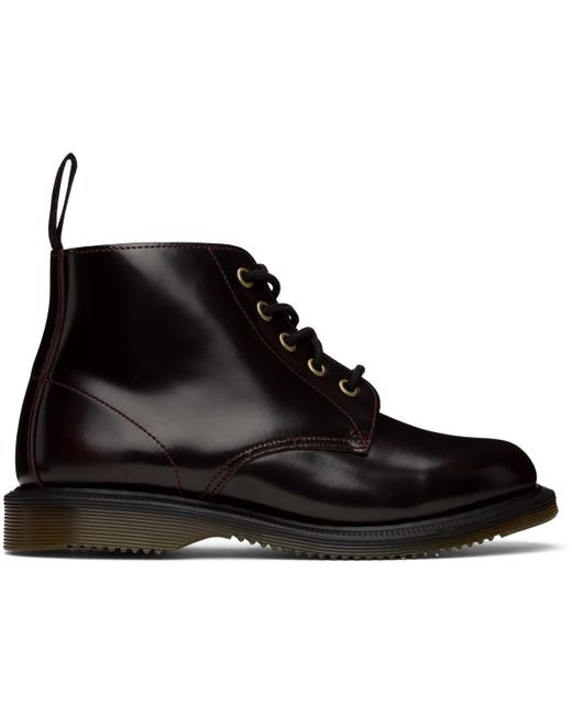 Dr. Martens Black Burgundy Emmeline Arcadia Lace Up Boots