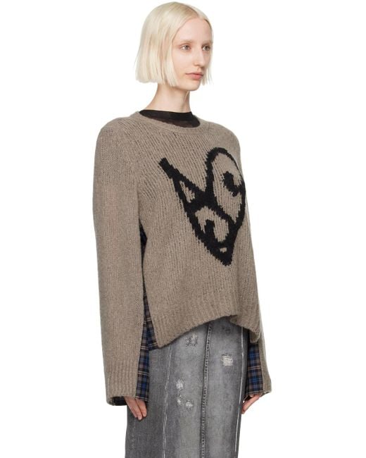 Deconstructed knitwear hot sale