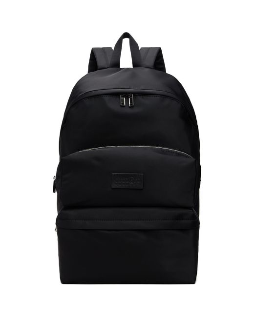 MM6 by Maison Margiela Black Numeric Backpack for men