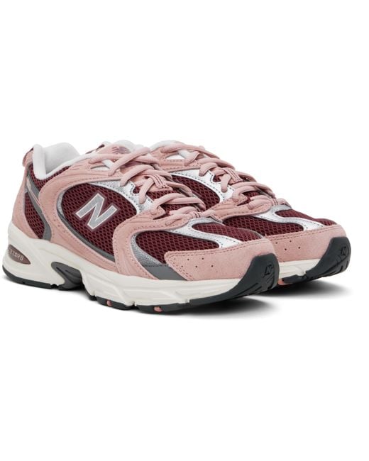 New Balance Black Burgundy & 530 Sneakers