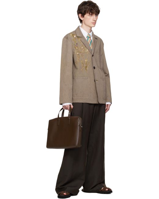 Paul Smith Black Suede Sandoval Fisherman Sandals for men