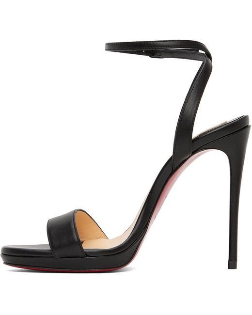 Christian Louboutin Black Loubi Queen 120 Heeled Sandals