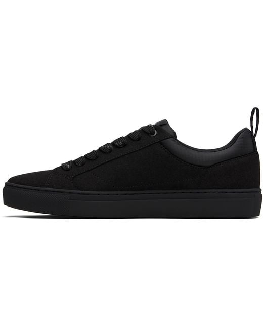 HUGO Black Logo Patch Sneakers for men
