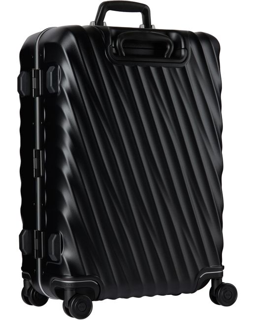 Tumi Black Short Trip Checked Suitcase for men