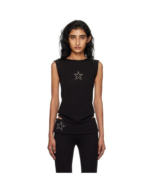 Miaou Black Lucia Tank Top