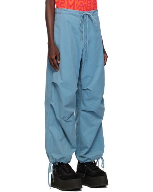 Marc Jacobs Blue Drawstring Trousers