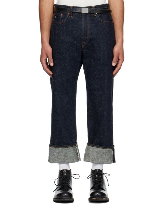 RRL Blue Limited-Edition Vintage 5-Pocket Jeans for men