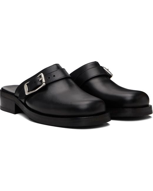 Our Legacy Black Camion Mule Loafers