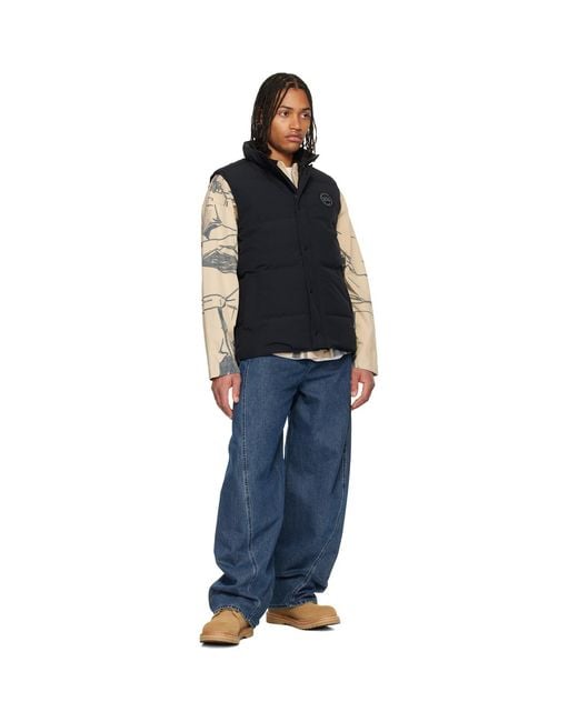 Canada Goose Black Garson Padded Arctic-Tech Gilet for men