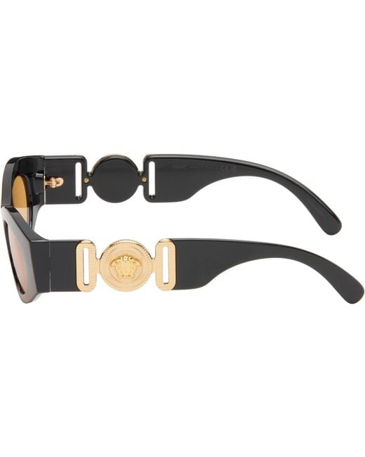 Versace Brown Medusa Biggie Cat-Eye Sunglasses