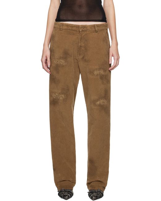 DSquared² Multicolor Dean Distressed Corduroy Trousers