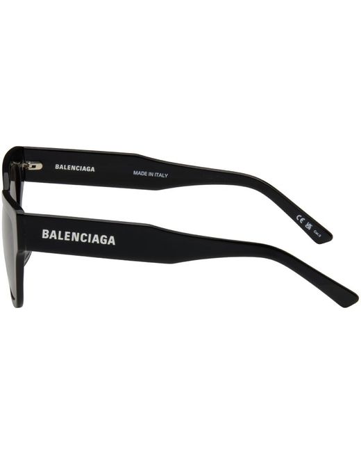 Balenciaga レクタンギュラー サングラス Black