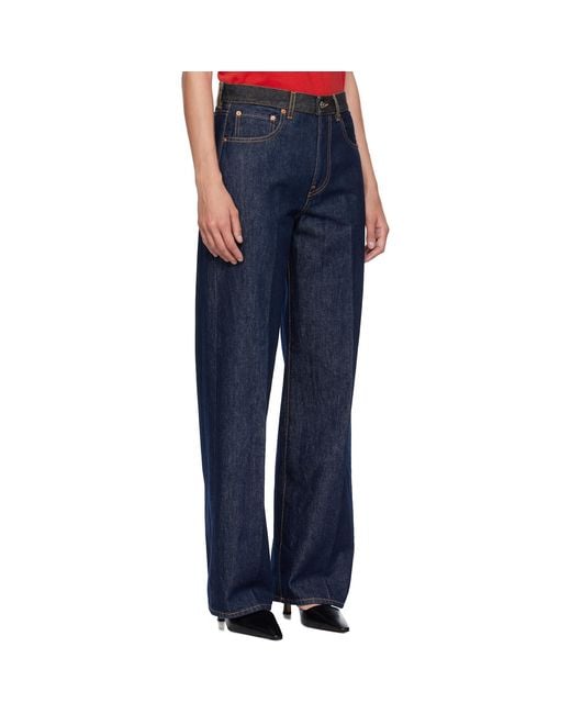 6397 Blue Contrast Wb Jeans