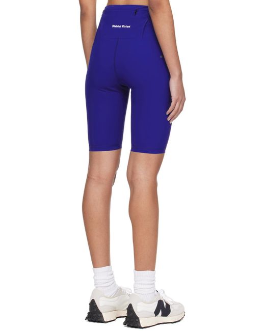District Vision Blue 9in Pocketed Shorts