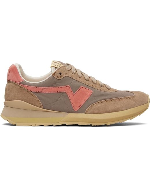 Visvim Black Taupe & Fkt Runner Sneakers for men