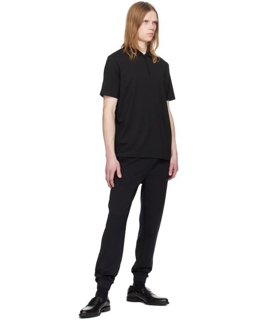 Pantalon de survêtement noir à écusson à logo HUGO pour homme en coloris Black