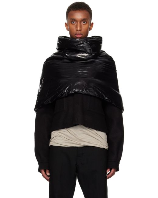 メンズ Rick Owens Porterville Cowl ショール ブラック | Lyst