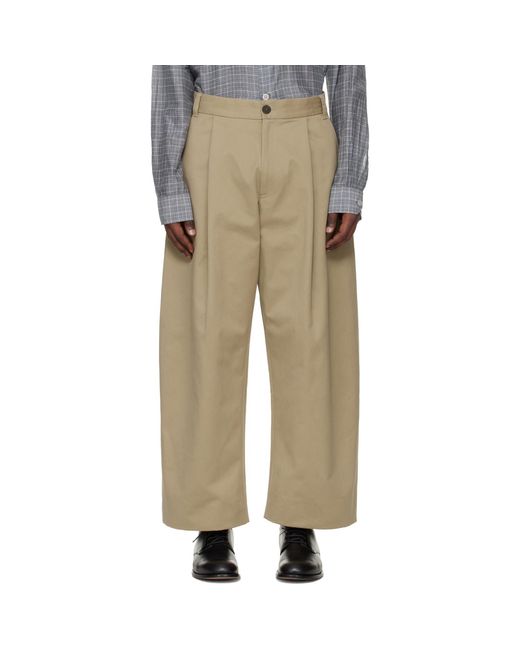 Pantalon Sorte Brun Clair Studio Nicholson pour homme en coloris Natural