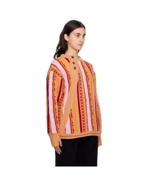 Pull À Boutons Adererror en coloris Orange