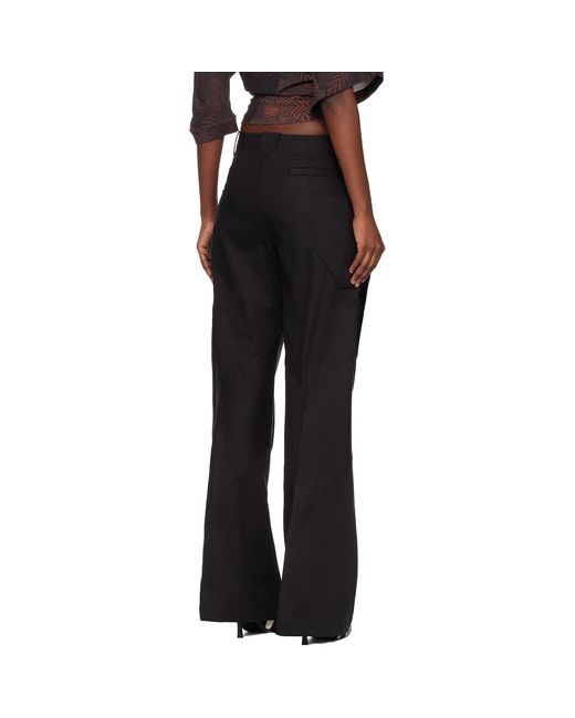 Kiko Kostadinov Black Centennial Trousers