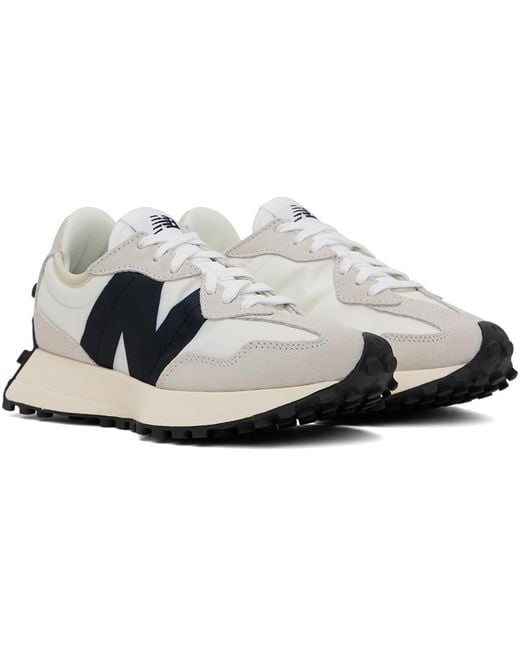 New Balance Black Taupe & Off-white 327 Sneakers